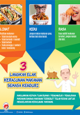 BKKM - 3 Langkah Keracunan Makanan Semasa Kenduri (Infografik)